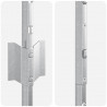 Słupek ogrodzeniowy. 5 pcs Srebrny 100 cm Stal