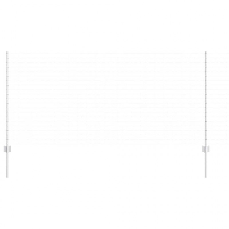 Słupek ogrodzeniowy. 5 pcs Srebrny 120 cm Stal