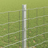 Słupek ogrodzeniowy. 11 pcs Srebrny 120 cm Stal