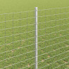 Słupek ogrodzeniowy. 11 pcs Srebrny 140 cm Stal