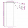 Roleta z zasłonami natura 100 x 220 cm Bambus