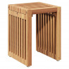 Stół Ogrodowy 3 pcs Brązowy 33 x 44,5 x 51 cm