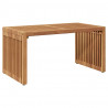 Stół Ogrodowy Brązowy 70 x 37,5 x 35,5 cm Lite drewno teakowe