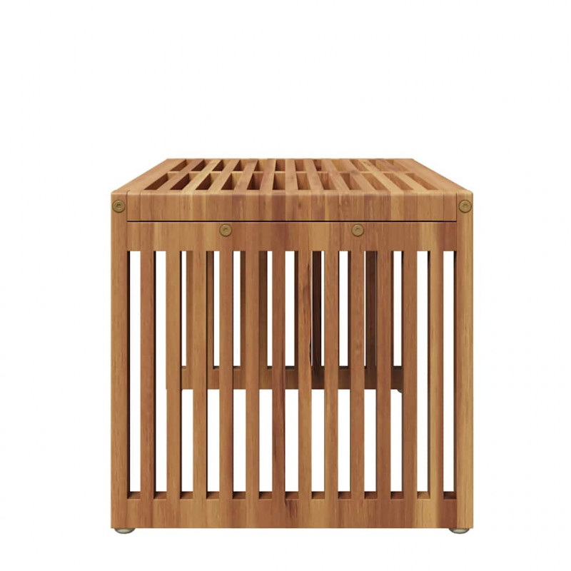 Stół Ogrodowy Brązowy 70 x 37,5 x 35,5 cm Lite drewno teakowe