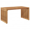 Stół Ogrodowy Brązowy 70 x 37,5 x 35,5 cm Lite drewno teakowe