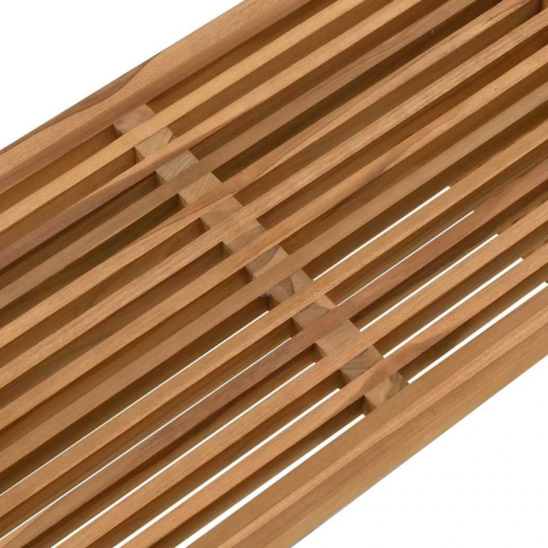 Stół Ogrodowy Brązowy 70 x 37,5 x 35,5 cm Lite drewno teakowe