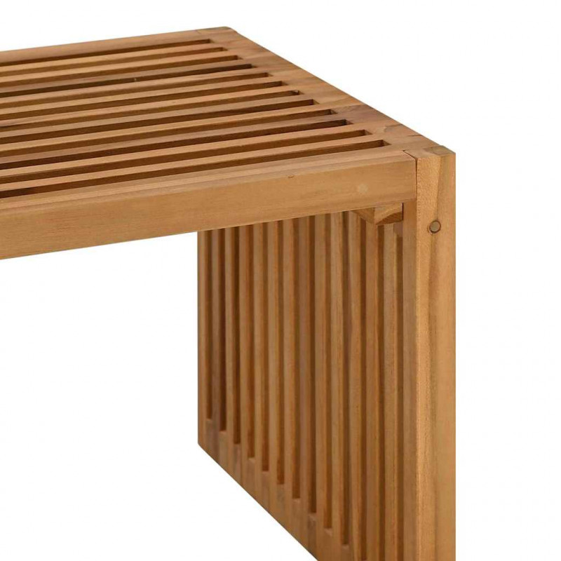 Stół Ogrodowy Brązowy 70 x 37,5 x 35,5 cm Lite drewno teakowe