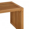 Stół Ogrodowy Brązowy 70 x 37,5 x 35,5 cm Lite drewno teakowe