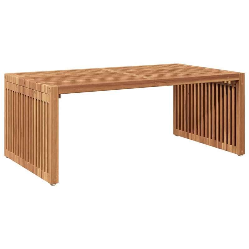 Stół Ogrodowy Brązowy 90 x 50 x 36 cm Lite drewno teakowe