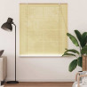 Roleta z zasłonami natura 150 x 160 cm Bambus