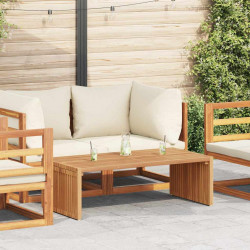 Stół Ogrodowy Brązowy 110 x 55 x 35,5 cm Lite drewno teakowe