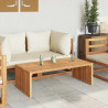 Stół Ogrodowy Brązowy 110 x 55 x 35,5 cm Lite drewno teakowe