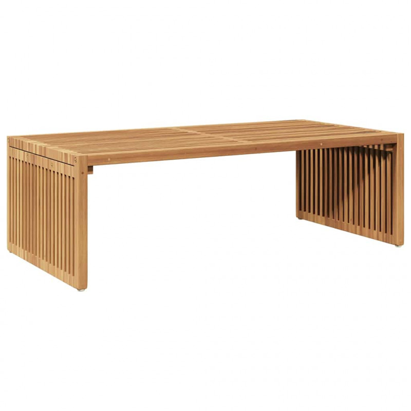 Stół Ogrodowy Brązowy 110 x 55 x 35,5 cm Lite drewno teakowe