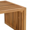 Stół Ogrodowy Brązowy 110 x 55 x 35,5 cm Lite drewno teakowe