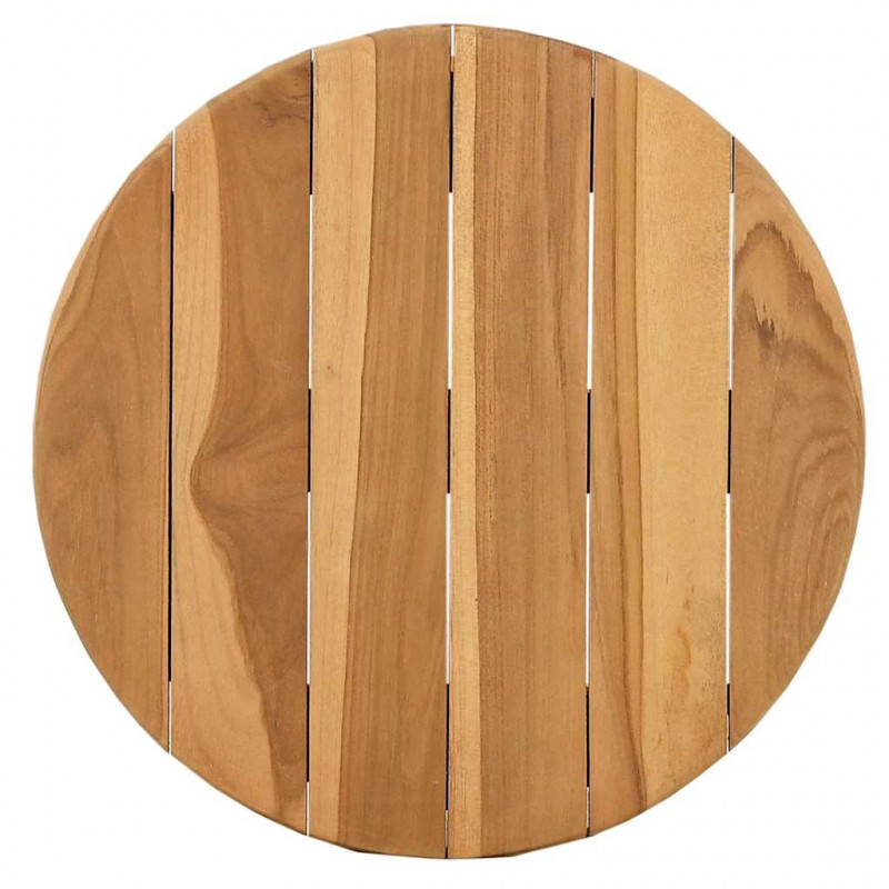 Stolik boczny Brązowy 40 x 40 x 41 cm Lite drewno teakowe
