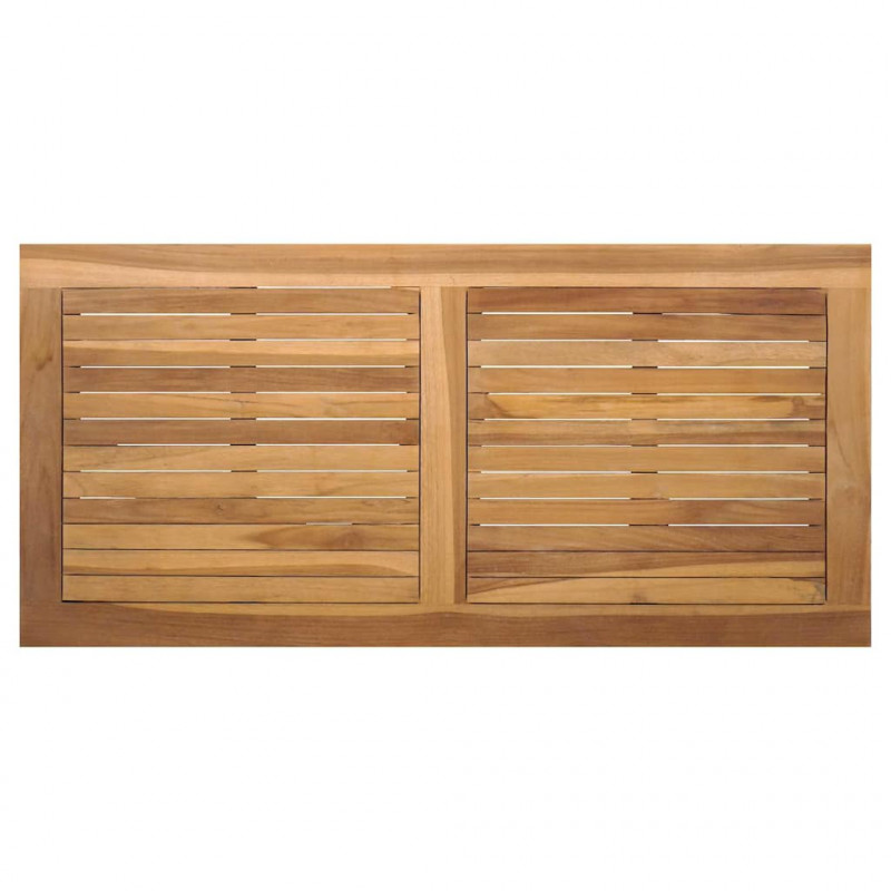 ławka z poduszką Brązowy i ciemnoszary 110 x 66 x 76 cm