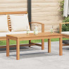stół Brązowy 95 x 45 x 40 cm Lite drewno teakowe