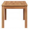 stół Brązowy 95 x 45 x 40 cm Lite drewno teakowe