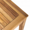 stół Brązowy 95 x 45 x 40 cm Lite drewno teakowe
