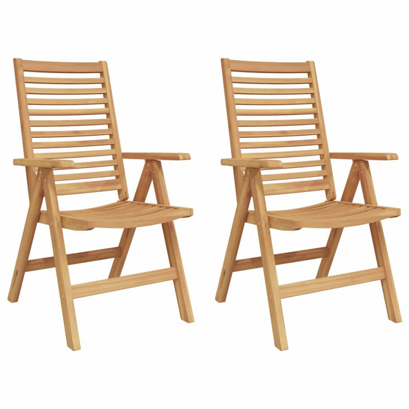 Krzesła ogrodowe 2 pcs Brązowy 52 x 64.5 x 108 cm