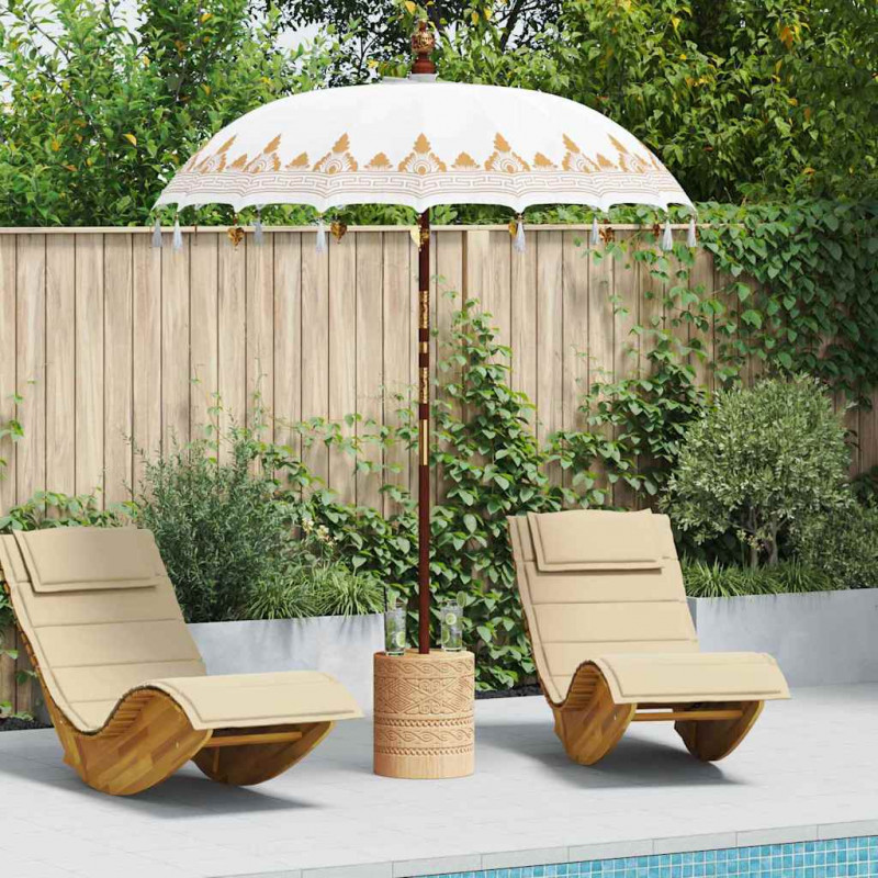 Baliński Parasol Kremowy 185 x 185 x 260 cm