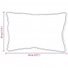 Poduszka z poduszką 2 pcs Biały 61 x 41 x 20 cm Poliester