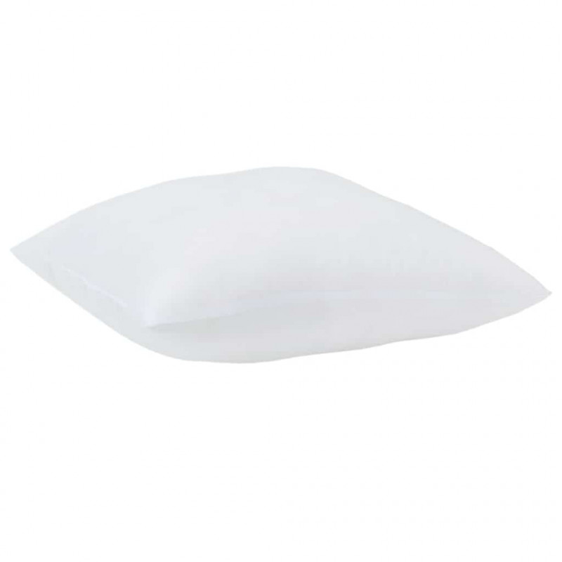 Poduszka z poduszką 2 pcs Biały 61 x 41 x 20 cm Poliester