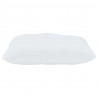 Poduszka z poduszką 2 pcs Biały 61 x 41 x 20 cm Poliester