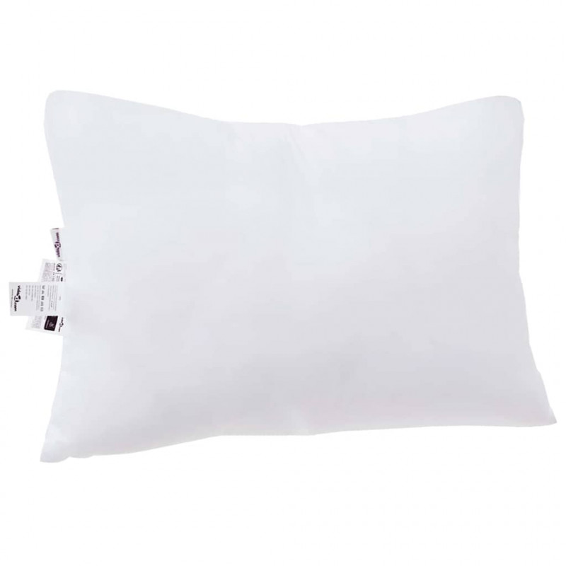 Poduszka z poduszką 2 pcs Biały 61 x 41 x 20 cm Poliester