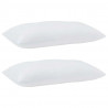 Poduszka z poduszką 2 pcs Biały 61 x 41 x 20 cm Poliester