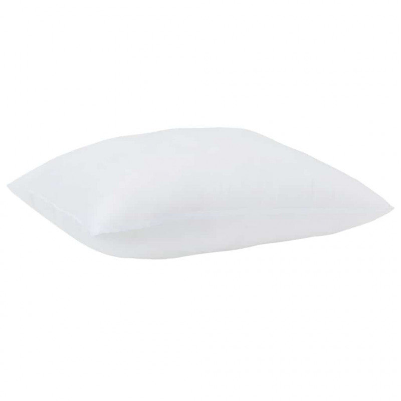 Poduszka z poduszką 2 pcs Biały 61 x 41 x 20 cm Poliester