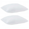 Poduszka z poduszką 2 pcs Biały 61 x 41 x 20 cm Poliester
