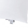 Poduszka z poduszką 2 pcs Biały 61 x 41 x 20 cm Poliester