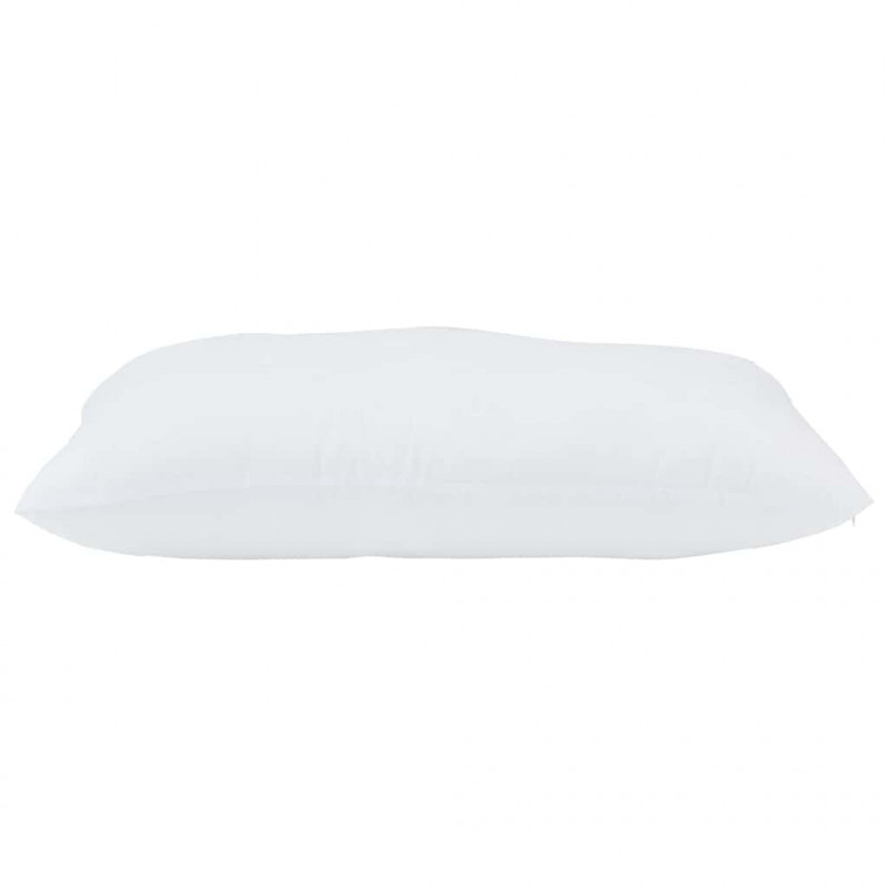 Poduszka z poduszką 2 pcs Biały 61 x 41 x 20 cm Poliester