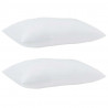 Poduszka z poduszką 2 pcs Biały 61 x 41 x 20 cm Poliester
