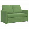 Sofa Bed Jasnozielony 204 x 122 x 60 cm Aksamit