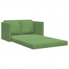 Sofa Bed Jasnozielony 204 x 122 x 60 cm Aksamit