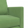 Sofa Bed Jasnozielony 204 x 122 x 60 cm Aksamit