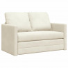 Sofa Bed 122cm Kremowy Aksamit