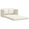 Sofa Bed 122cm Kremowy Aksamit