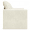 Sofa Bed 122cm Kremowy Aksamit