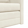 Sofa Bed 122cm Kremowy Aksamit