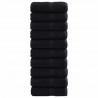 Ręcznik Gościnny SOLUND 50 pcs Czarny 30 x 30 cm 550 gsm