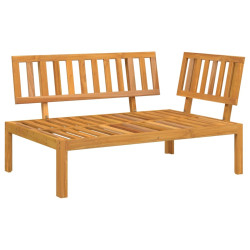 Narożna sofa ogrodowa z deseczek, lite drewno akacjowe