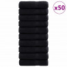 Ręcznik Gościnny SOLUND 50 pcs Czarny 50 x 100 cm 550 gsm