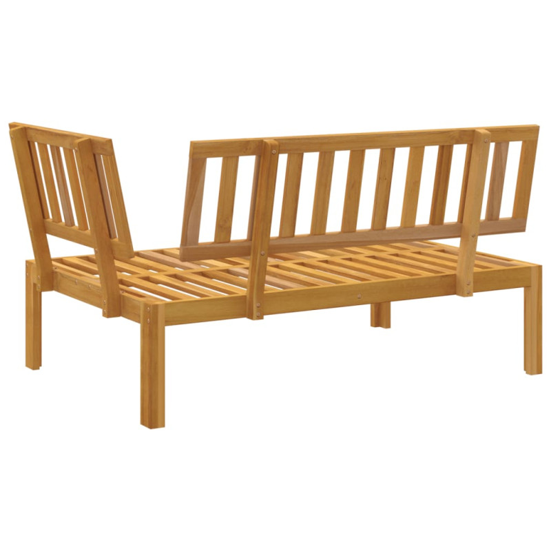 Narożna sofa ogrodowa z deseczek, lite drewno akacjowe