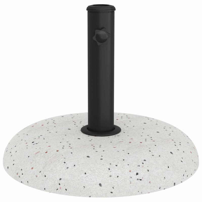 Podstawa do parasola Biały Ø 45 x 33 cm Betonowy