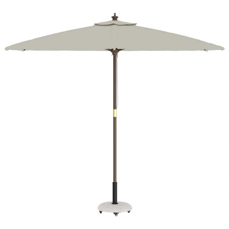 Podstawa do parasola Biały Ø 45 x 40 cm Betonowy