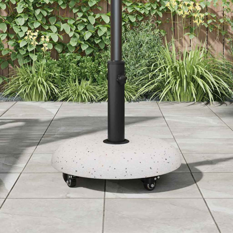 Podstawa do parasola Biały Ø 45 x 40 cm Betonowy