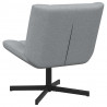 Fotel obrotowy Jasnoszary 63 x 75 x 76 cm tkanina